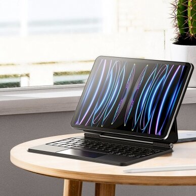 Dux Ducis Bluetooth Dėklas klaviatūra (MK Series) Apple iPad Air 4/5/iPad Pro 11 (2018/2020/2021/2022) - Juodas 5