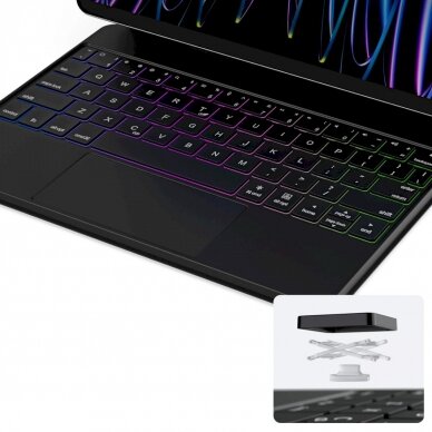 Dux Ducis Bluetooth Dėklas klaviatūra (MK Series) Apple iPad Air 4/5/iPad Pro 11 (2018/2020/2021/2022) - Juodas 9