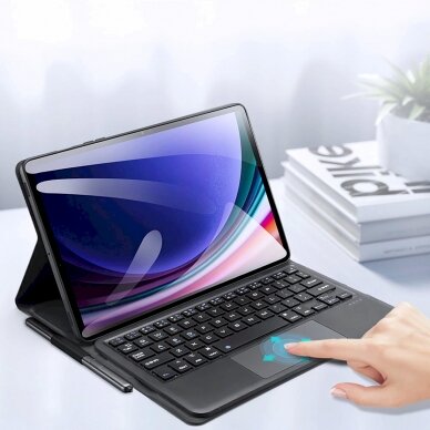 Dux Ducis Bluetooth Dėklas klaviatūra (TK Series) Samsung Tab S9 - Juodas 4