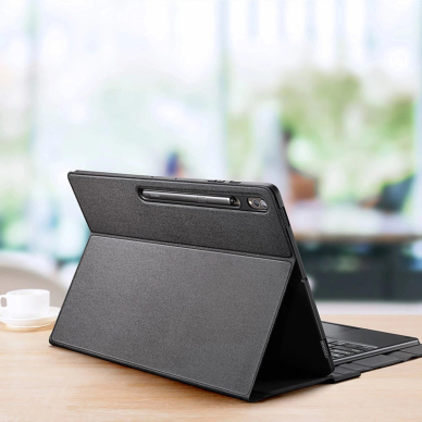 Samsung Tab S9 Ultra Dux Ducis Bluetooth Keyboard dėklas (TK Series) - juodas 4