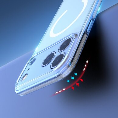 iPhone 17 Pro Dux Ducis Clin Mag MagSafe dėklas – skaidrus 7