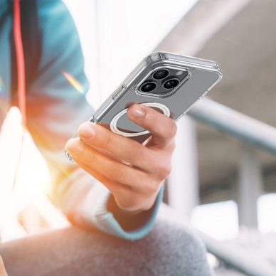 Dux Ducis Clin Mag MagSafe dėklas iPhone 16 Pro Max - Permatomas 12 Dux Ducis Clin Mag MagSafe dėklas iPhone 16 Pro Max - Permatomas 12