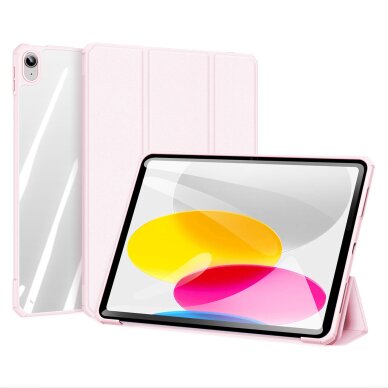 Akcija! Dėklas Dux Ducis Copa iPad 10.2 2022 (10 gen.) Rožinis