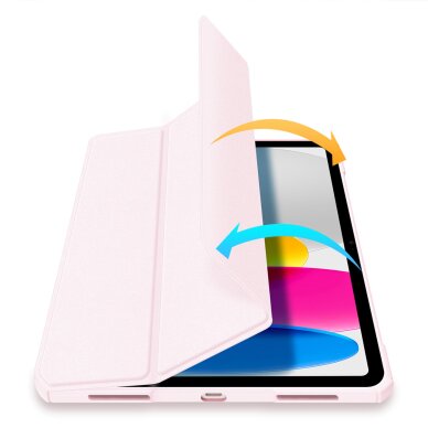 Akcija! Dėklas Dux Ducis Copa iPad 10.2 2022 (10 gen.) Rožinis 7