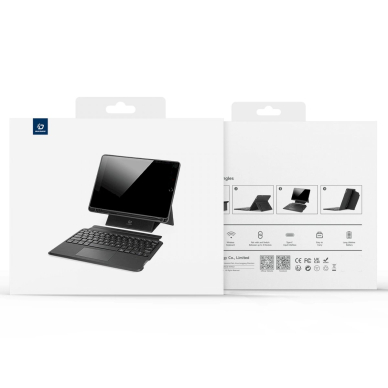 Dux Ducis DK Series Bluetooth Dėklas klaviatūra Apple iPad Pro 12.9 (2020/2021/2022) - Juodas 4