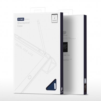 Dėklas Dux Ducis Domo iPad 10.9 2022 (10 gen.) Mėlynas 10