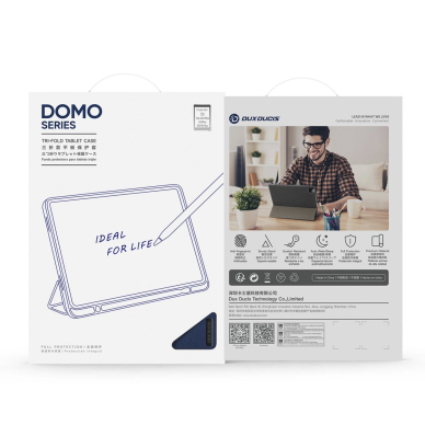Dux Ducis Domo Dėklas skirtas Samsung Galaxy Tab S10 Plus/S9 Plus/S9 FE Plus - Mėlynas 7