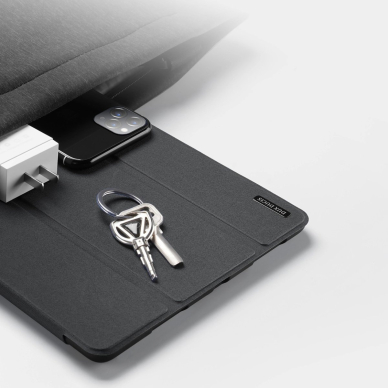 Dux Ducis Domo foldable cover skirtas tablet with Smart Sleep function Samsung Galaxy Tab S8/S9 Ultra stand Juodas 3