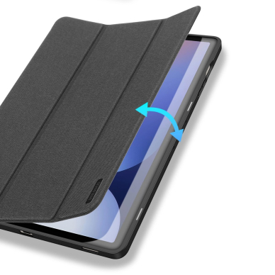 Planšetės Dėklas Dux Ducis Domo PU Leather Case with Stand Samsung Tab S10+ / S9+ / S9 FE+ - Juodas 8 Planšetės Dėklas Dux Ducis Domo PU Leather Case with Stand Samsung Tab S10+ / S9+ / S9 FE+ - Juodas 8
