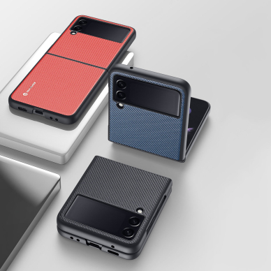 Dėklas Dux Ducis Fino Samsung Galaxy Z Flip 3 Juodas 15