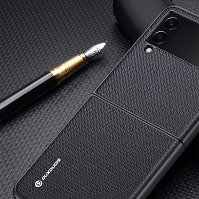 Dėklas Dux Ducis Fino Samsung Galaxy Z Flip 3 Juodas 16