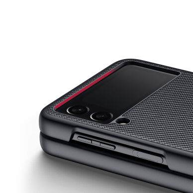 Dėklas Dux Ducis Fino Samsung Galaxy Z Flip 3 Juodas 3