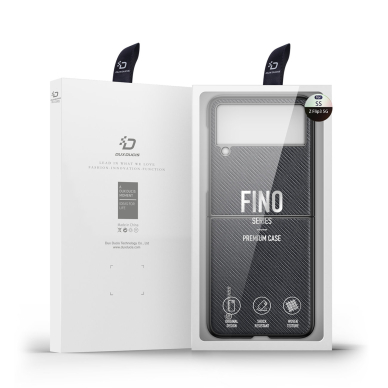 Dėklas Dux Ducis Fino Samsung Galaxy Z Flip 3 Juodas 4