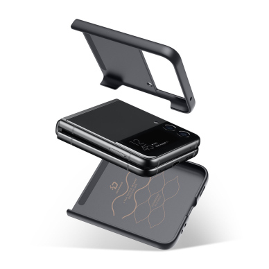 Dėklas Dux Ducis Fino Samsung Galaxy Z Flip 3 Juodas 8