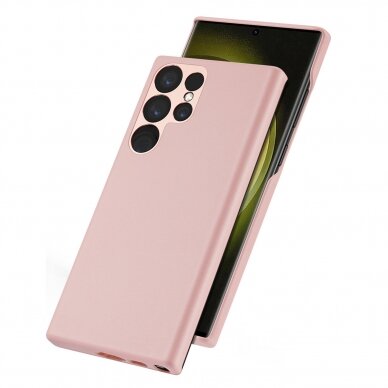 Dėklas Dux Ducis Grit Samsung Galaxy S23 Ultra Rožinis (MagSafe) 1