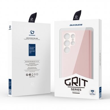 Dėklas Dux Ducis Grit Samsung Galaxy S23 Ultra Rožinis (MagSafe) 4