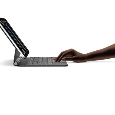 iPad Pro 11" 2024 dėklas Dux Ducis Keyboard (MK serija) su Bluetooth klaviatūra – juodas 11