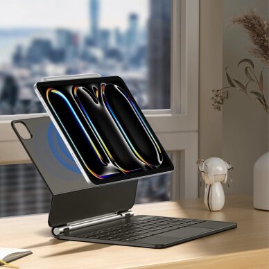 iPad Pro 11" 2024 dėklas Dux Ducis Keyboard (MK serija) su Bluetooth klaviatūra – juodas 7