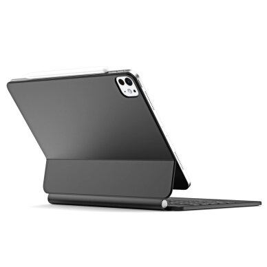 iPad Pro 11" 2024 dėklas Dux Ducis Keyboard (MK serija) su Bluetooth klaviatūra – juodas