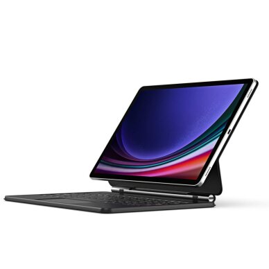 Samsung Galaxy Tab S9+ / S8+ / S7+ dėklas Dux Ducis Keyboard (MK serija) su Bluetooth klaviatūra – juodas 1