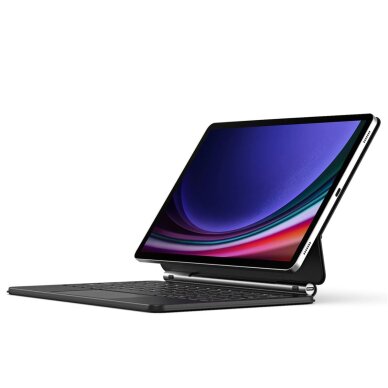 Samsung Galaxy Tab S9 / S8 / S7 dėklas Dux Ducis Keyboard (MK serija) su Bluetooth klaviatūra – juodas 1