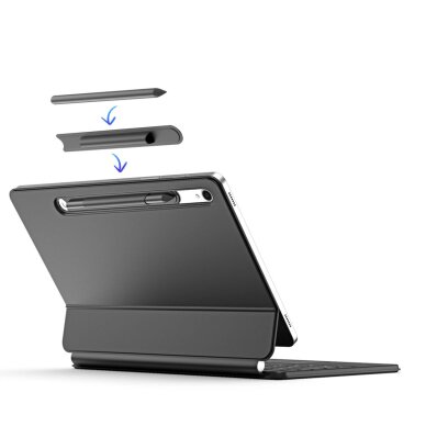 Samsung Galaxy Tab S9 / S8 / S7 dėklas Dux Ducis Keyboard (MK serija) su Bluetooth klaviatūra – juodas 9