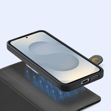 Samsung Galaxy S25 Edge Dux Ducis Lava dėklas su MagSafe - juodas 4