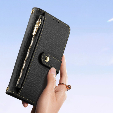 Dux Ducis Lawa odinis dėklas iPhone 15 - juodas 8