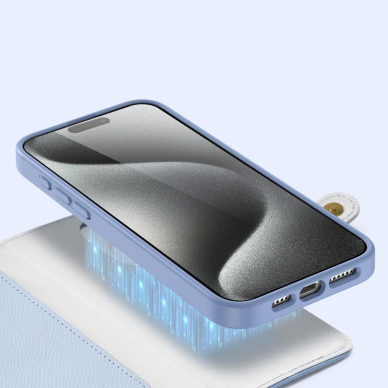 Dux Ducis Lawa odinis dėklas iPhone 15 - mėlynas 5