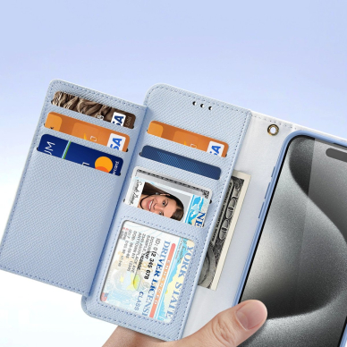 Dux Ducis Lawa odinis dėklas iPhone 15 - mėlynas 7