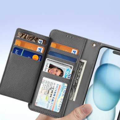 Dux Ducis Lawa odinis dėklas iPhone 15 - pilkas 7