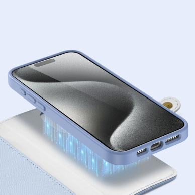 Dux Ducis Lawa odinis dėklas iPhone 15 Pro Max - mėlynas 5