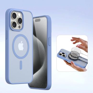 Dux Ducis Lawa odinis dėklas iPhone 15 Pro Max - mėlynas 6