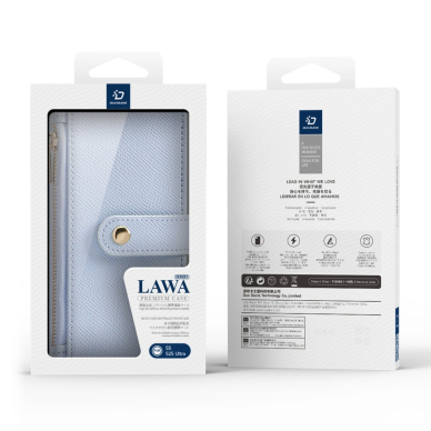 Dux Ducis Lawa Odinis Dėklas skirtas Samsung Galaxy S25 Ultra with Detachable Magnetinis Piniginės tipo - Mėlynas 1