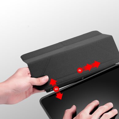 Akcija! Dėklas Dux Ducis Magi iPad 10.9 2022 (10 gen.) Rožinis  13