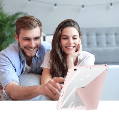 Akcija! Dėklas Dux Ducis Magi iPad 10.9 2022 (10 gen.) Rožinis  3