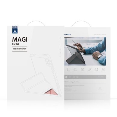 Akcija! Dėklas Dux Ducis Magi iPad 10.9 2022 (10 gen.) Rožinis 4 Akcija! Dėklas Dux Ducis Magi iPad 10.9 2022 (10 gen.) Rožinis 4