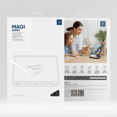 iPad Pro 11" (2024/2025) Dux Ducis Magi dėklas su stovu – juodas 11 iPad Pro 11" (2024/2025) Dux Ducis Magi dėklas su stovu – juodas 11