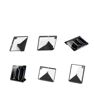 iPad Pro 13" (2024/2025) Dux Ducis Magi dėklas su stovu – juodas 4 iPad Pro 13" (2024/2025) Dux Ducis Magi dėklas su stovu – juodas 4