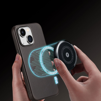 Dėklas Dux Ducis Naples iPhone 14 Plus Rudas 8 Dėklas Dux Ducis Naples iPhone 14 Plus Rudas 8