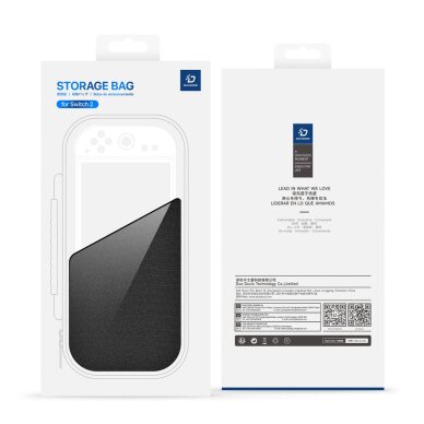 Nintendo Switch 2 Dux Ducis dėklas su rankena ir vieta žaidimams – juodas 10 Nintendo Switch 2 Dux Ducis dėklas su rankena ir vieta žaidimams – juodas 10