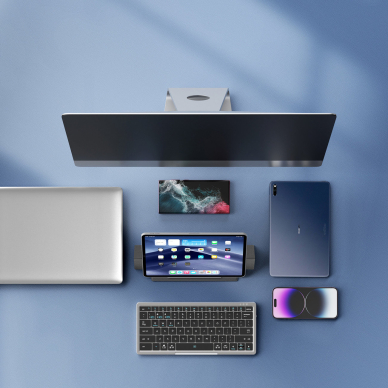 Dux Ducis OK Series Planšetės dėklas su belaidine Bluetooth klaviatūra ir touchpad – juodas 11