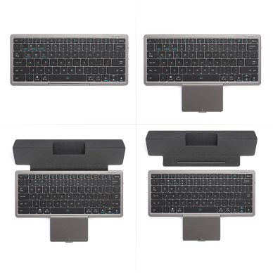 Dux Ducis OK Series Planšetės dėklas su belaidine Bluetooth klaviatūra ir touchpad – juodas 2