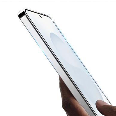 Dux Ducis privatumo grūdintas stiklas skirtas Samsung S25 – su juodu rėmeliu 6