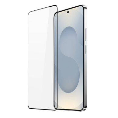 Dux Ducis privatumo grūdintas stiklas skirtas Samsung S25 – su juodu rėmeliu
