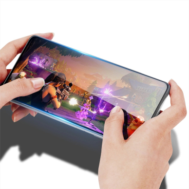 Dux Ducis privatumo grūdintas stiklas skirtas Samsung S25 Ultra – su juodu rėmeliu 2