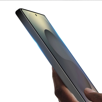 Dux Ducis privatumo grūdintas stiklas skirtas Samsung S25 Ultra – su juodu rėmeliu 6