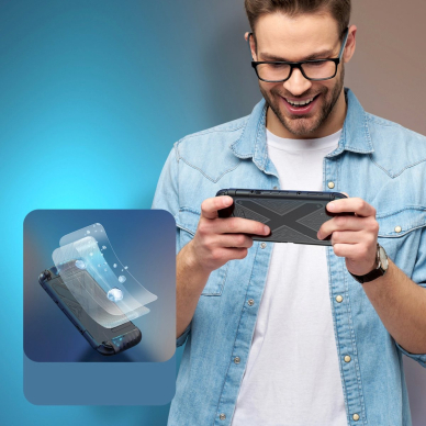 Nintendo Switch 2 Dux Ducis apsauginis dėklas - juodas 5
