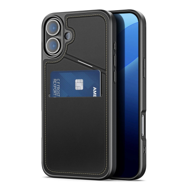 Dux Ducis Rafi II Mag Dėklas with MagSafe skirtas iPhone 16 - Juodas 2