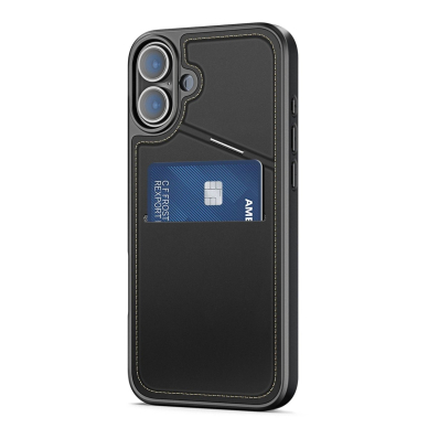Dux Ducis Rafi II Mag Dėklas with MagSafe skirtas iPhone 16 - Juodas
